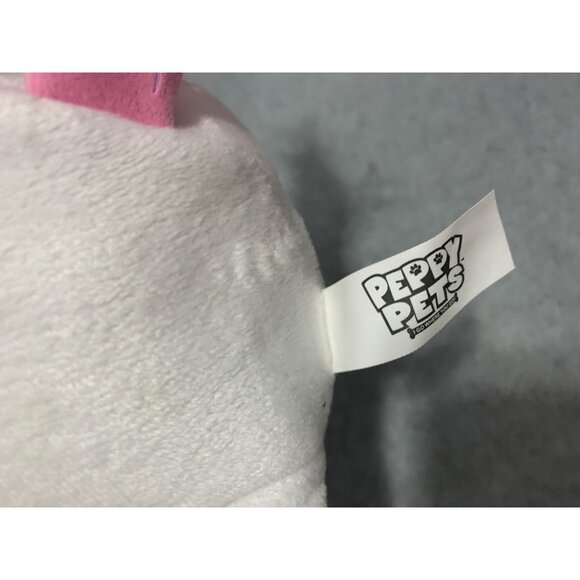 Peppy Pets Unicorn Leash Plush Stuffed Animal Doll Toy White Bouncing Walking in - Picture 6 of 6